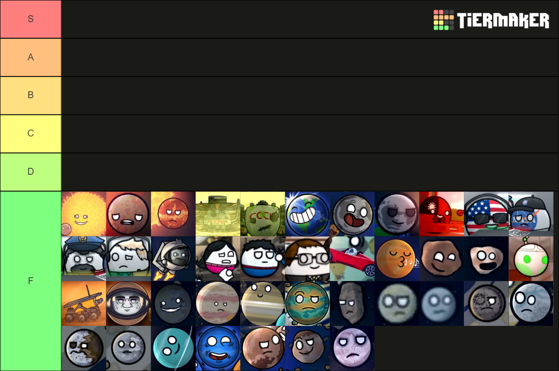solarballs-tierlist-tier-list-community-rankings-tiermaker