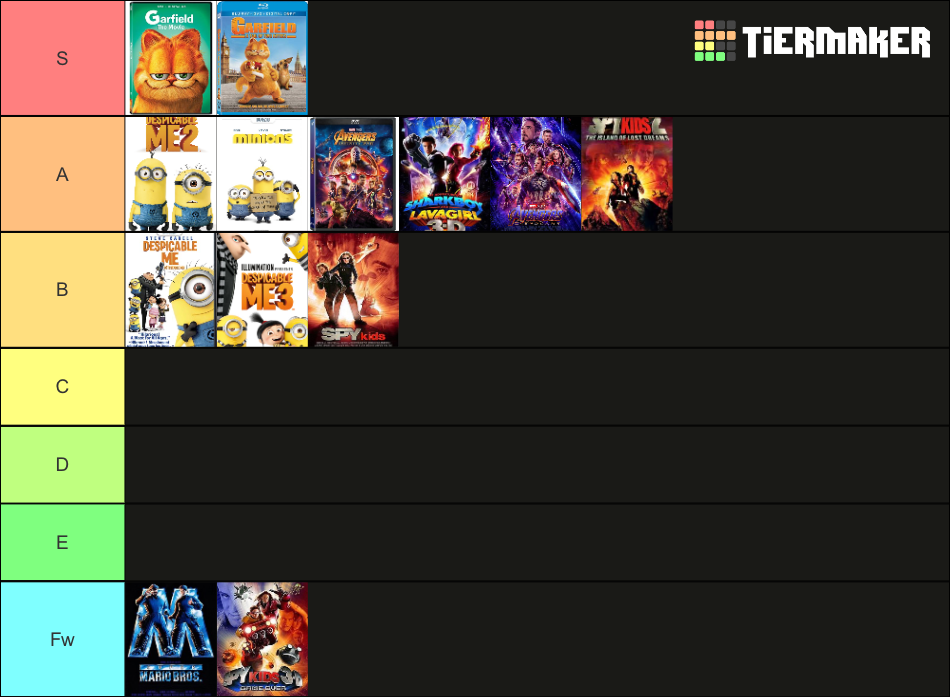 Best movie of all time Tier List (Community Rankings) - TierMaker