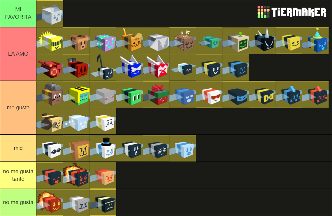 Bee Swarm Simulator Bees (Beesmas 2023) Tier List (Community Rankings