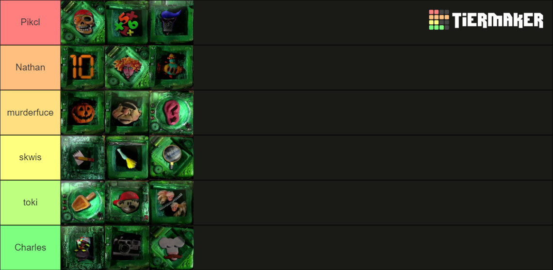 Crashbox Minigames Tier List Rankings) TierMaker