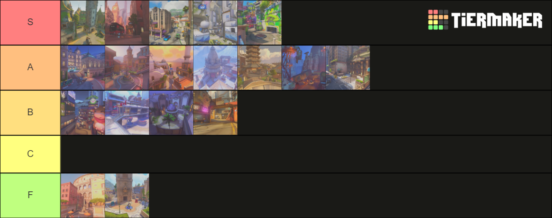 ow2 comp map Tier List (Community Rankings) - TierMaker