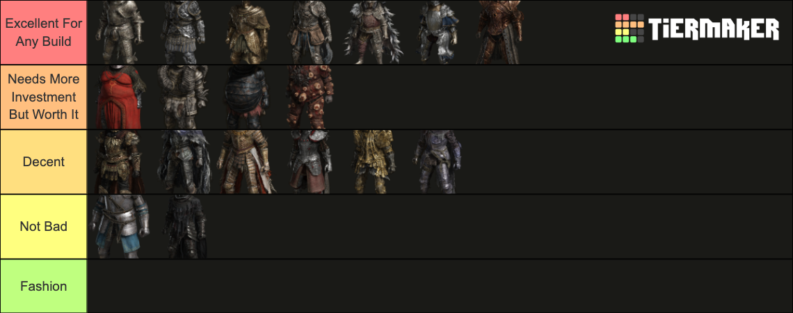 Elden Ring Armour Tier List Community Rankings TierMaker   Elden Ring Armour Tier List 15485028 1686374024 