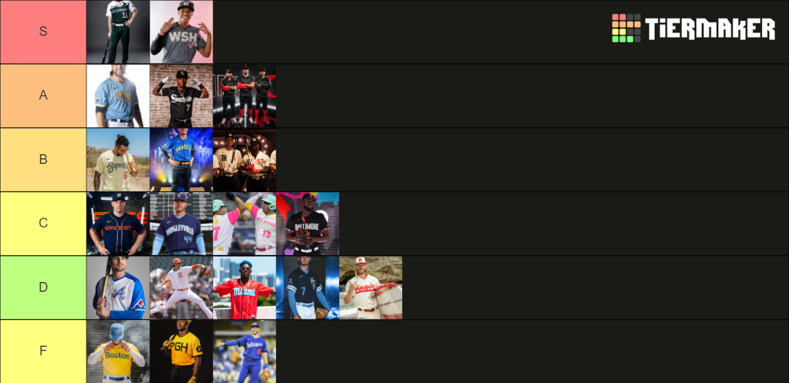 MLB CITY CONNECT JERSEY TIER LIST (UPDATED 2023) Tier List