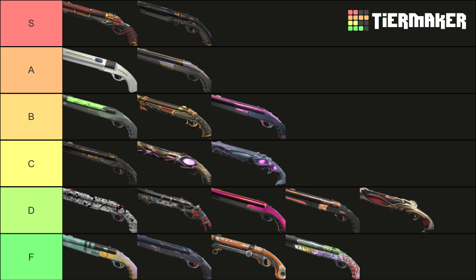 Valorant Shorty Skins (February 2023) Tier List Rankings