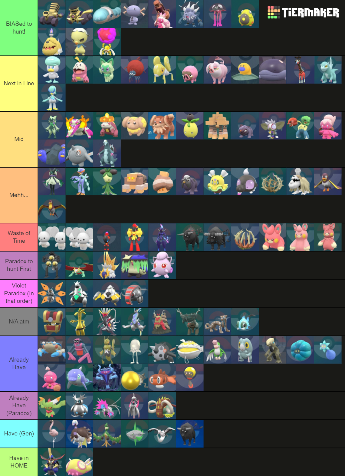 All Shiny Forms from Pokémon Scarlet and Violet Tier List (Community ...