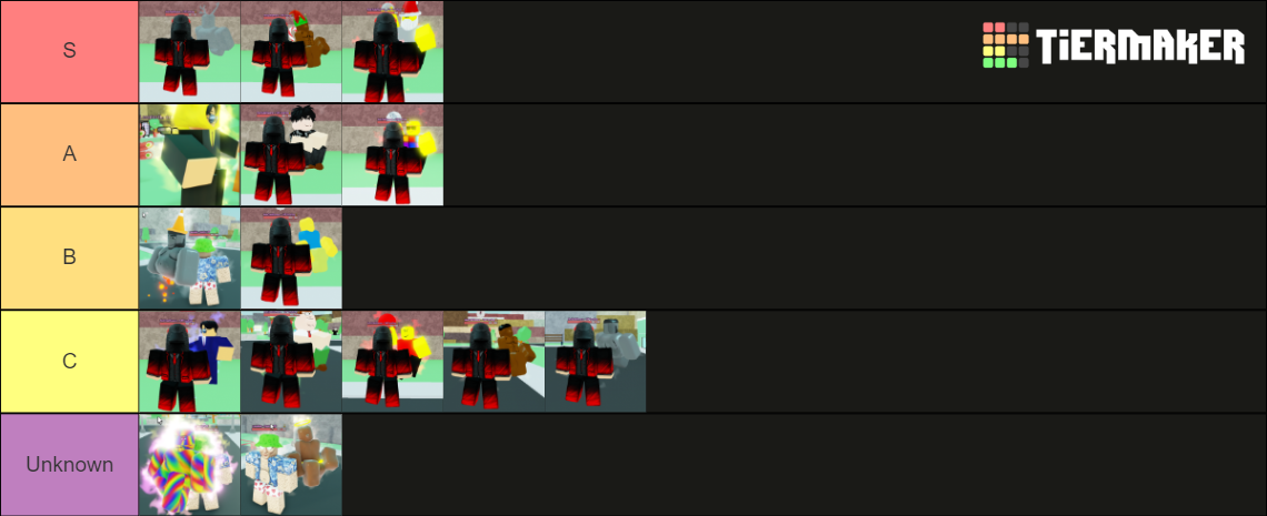 Stands from Goofy Stands TL Tier List (Community Rankings) - TierMaker