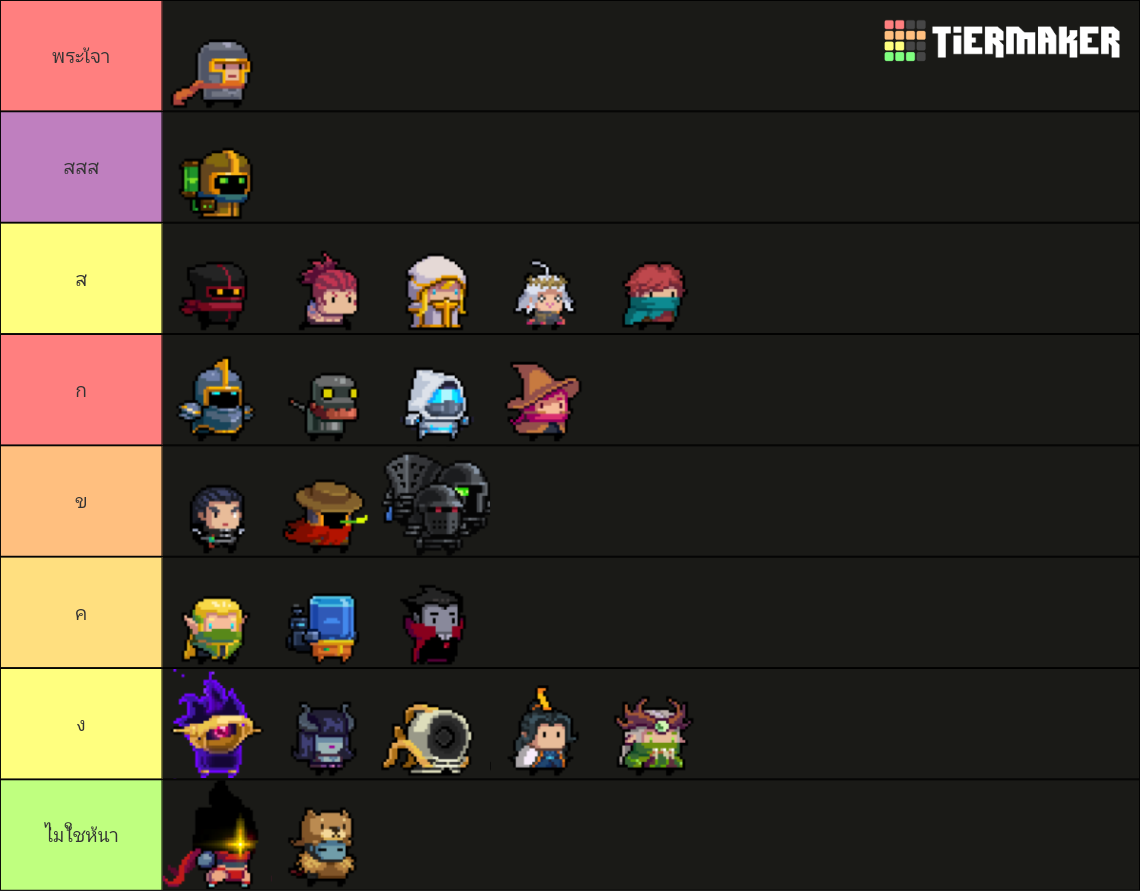 soul knight Tier List Rankings) TierMaker