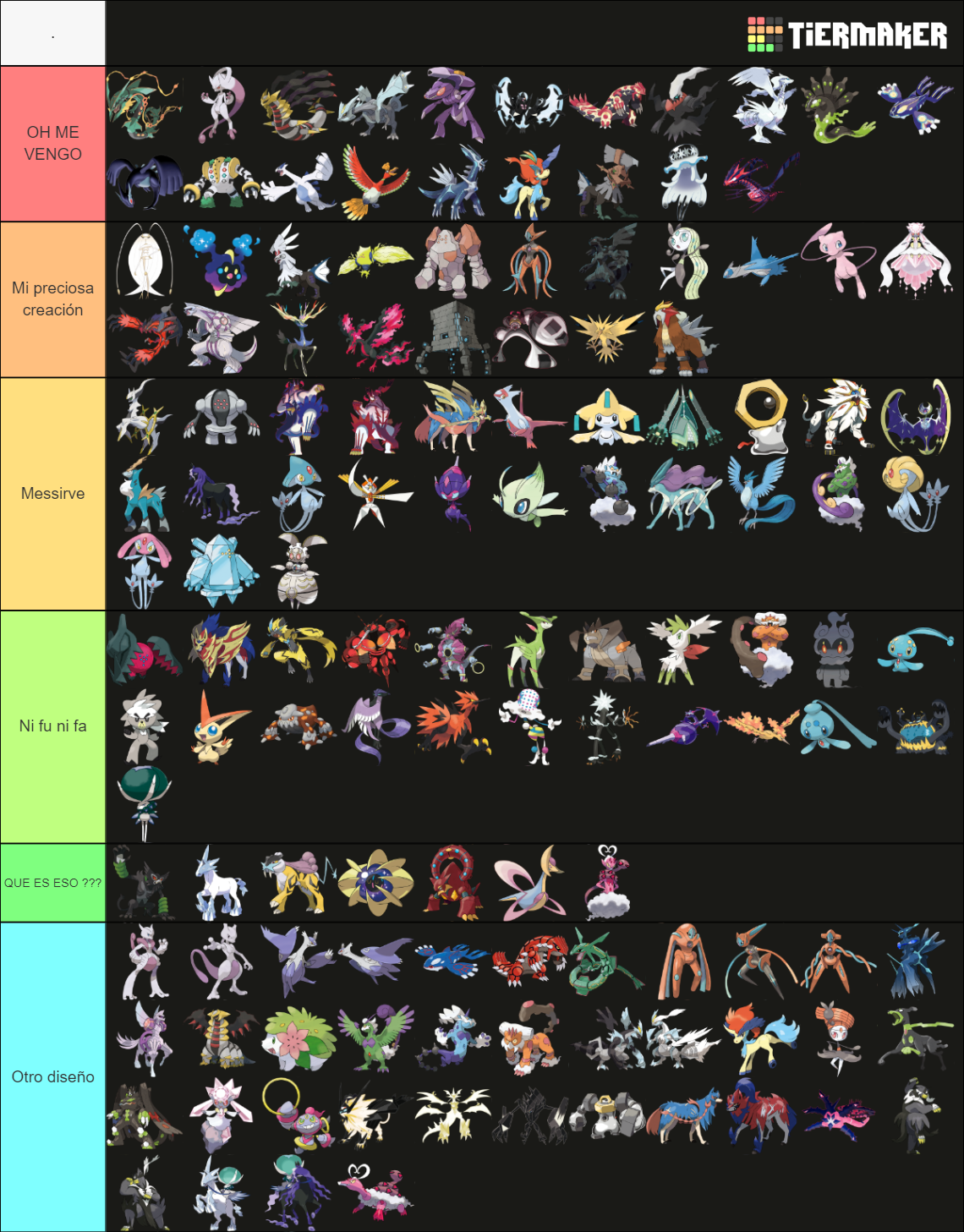 All Legendary Pokemon (Up to Pokemon: Legends Arceus) Tier List ...