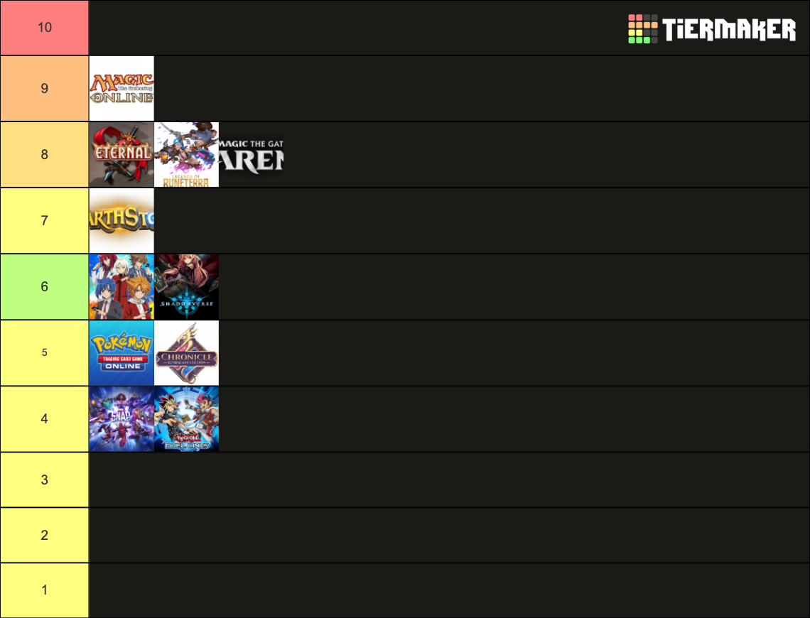 Digital Card Games Tier List (Community Rankings) - TierMaker