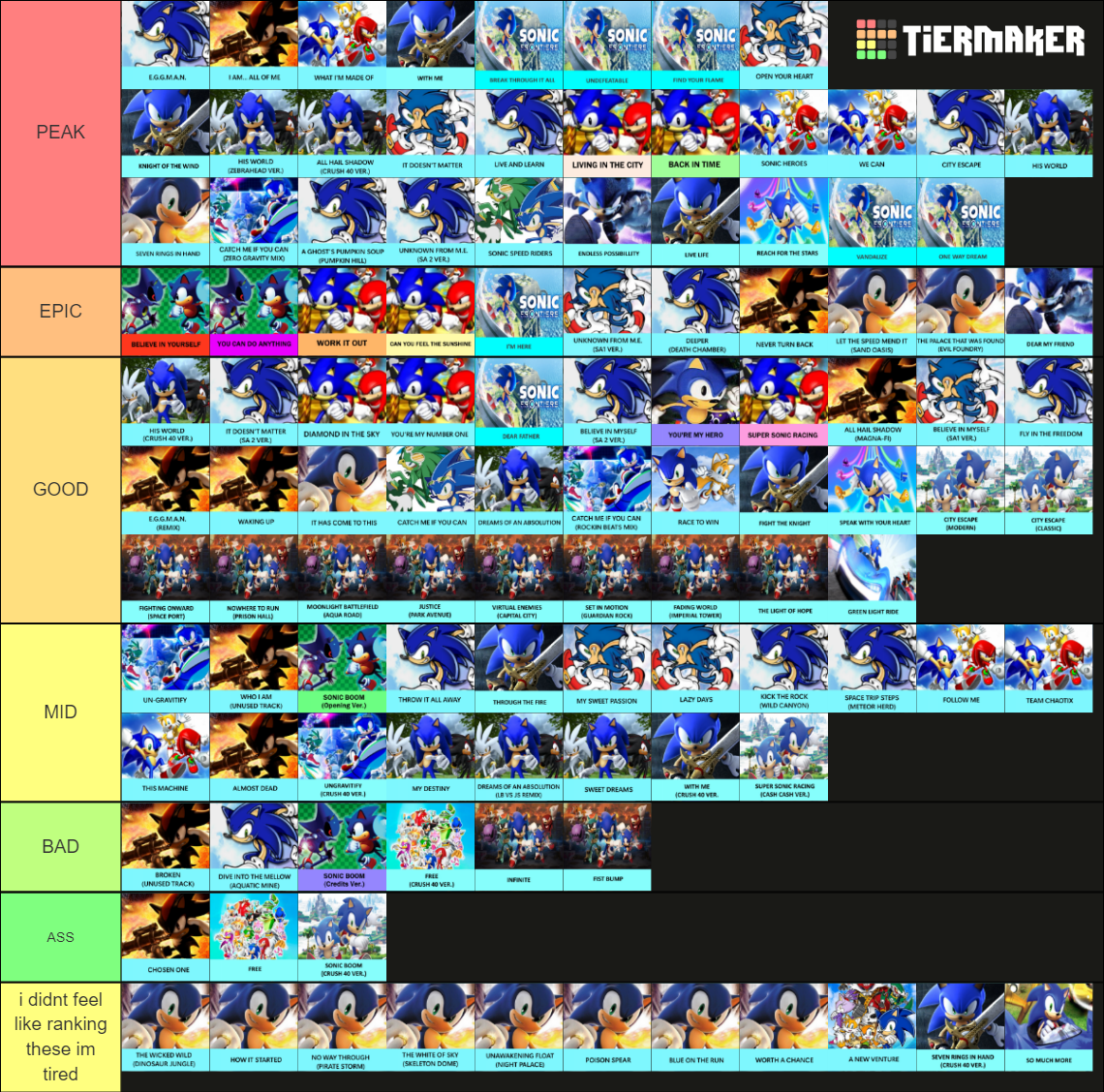 sonic-vocal-songs-mostly-from-the-games-tier-list-community