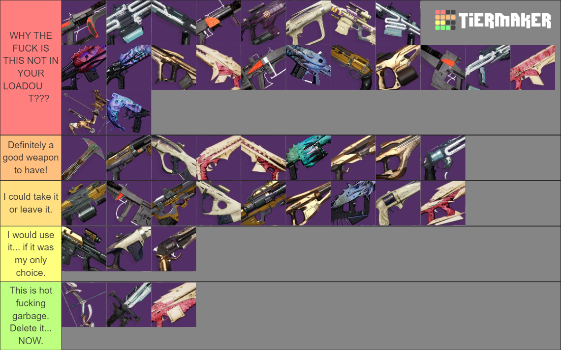 free raid weapons destiny 2