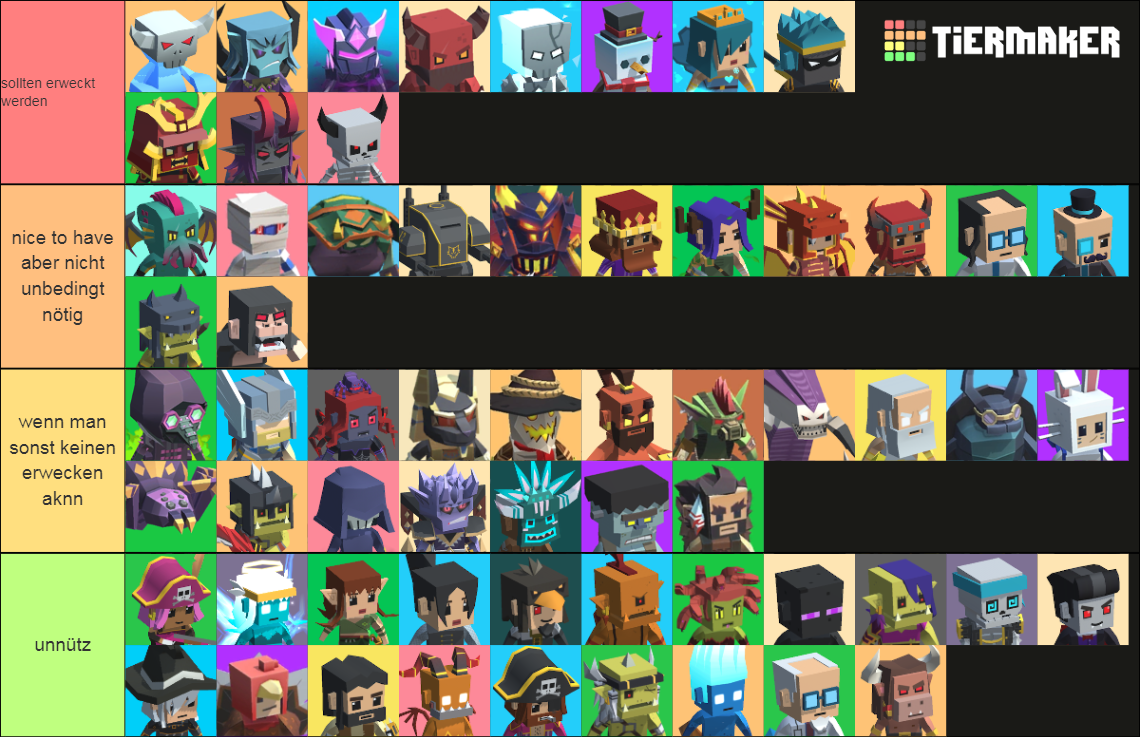 Hunt Royale Hunter (62 hunters Season 24) Tier List