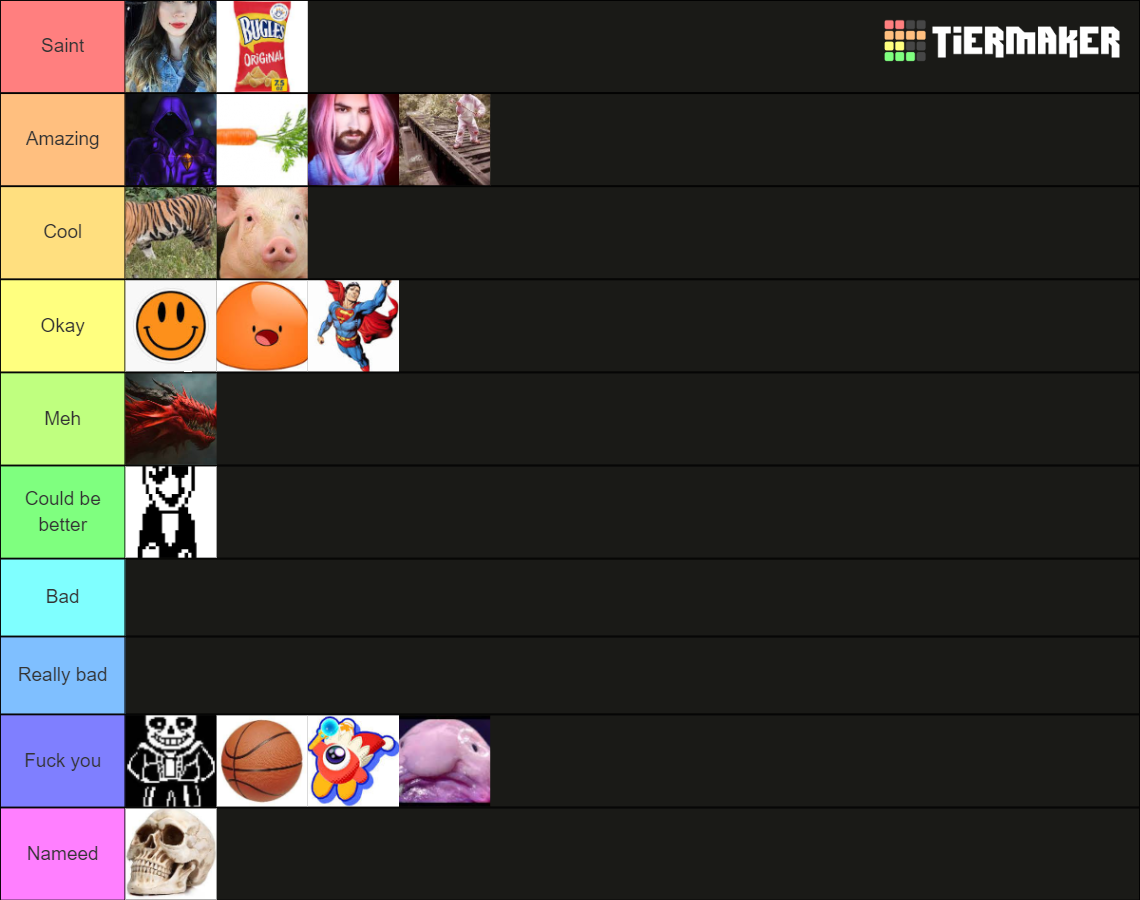 Assortment of Extremely Random Objects Tierlist Tier List (Community ...