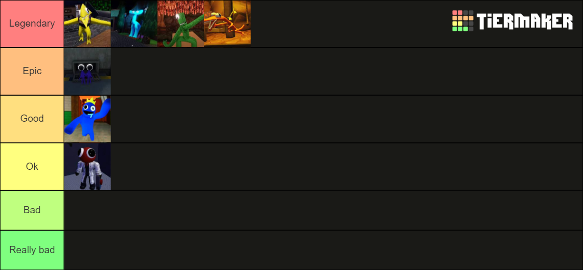 Rainbow friends Tier List (Community Rankings) - TierMaker