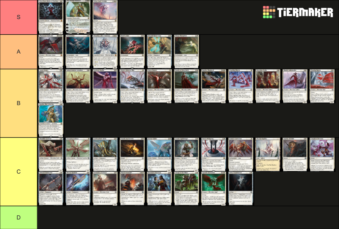 Phyrexia All Will Be One Compleat Card Set Tier List