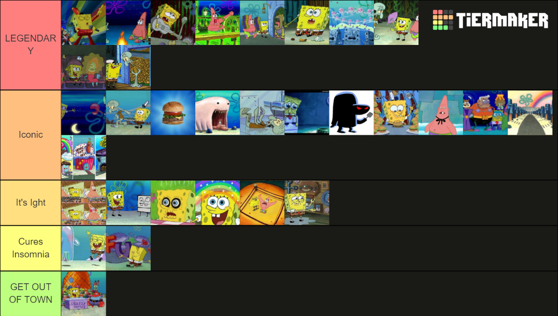 SpongeBob Episodes Tier List (Community Rankings) - TierMaker