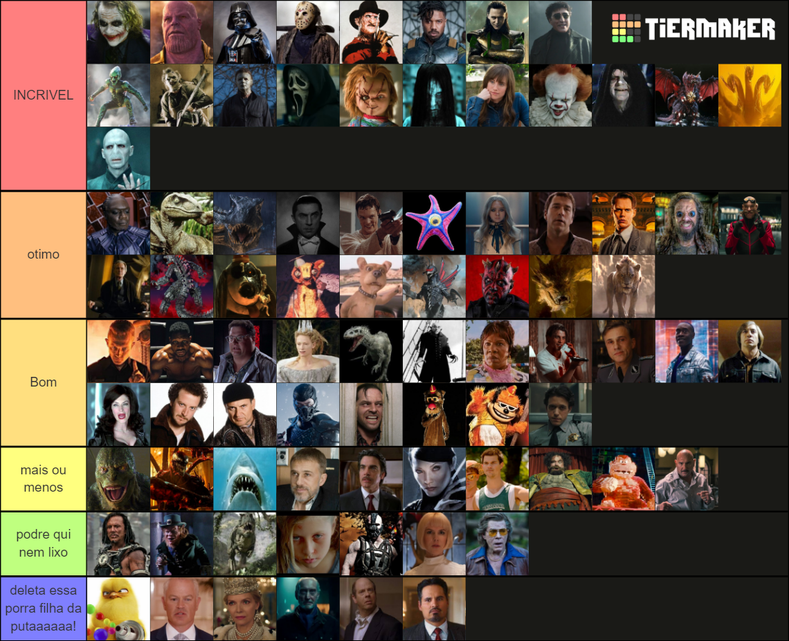 Ultimaite Movie Villains Tier List Community Rankings Tiermaker Ultimaite Movie Villains Tier List Community Rankings Tiermaker