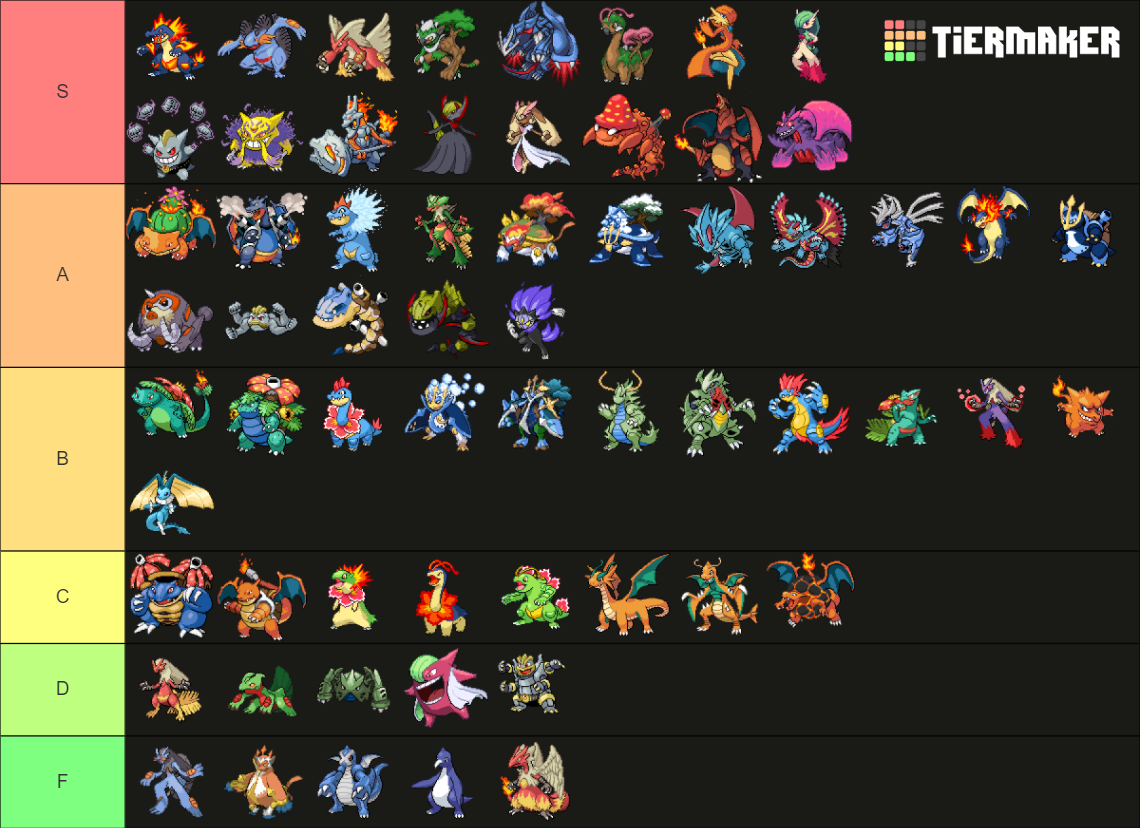 Pokemon Fusions Tier List (Community Rankings) - TierMaker