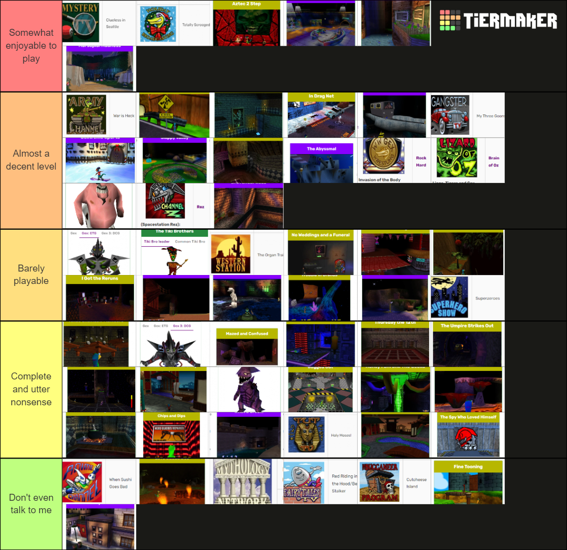 Gex 2 And 3 Psx Level Tier List Community Rankings TierMaker gex-2-and-3-psx-level-tier-list-community-rankings-tiermaker