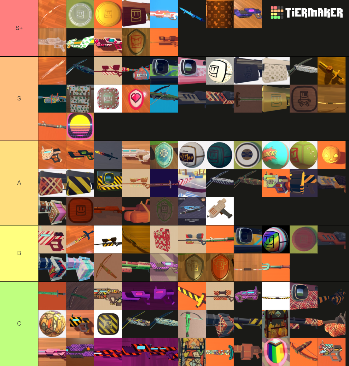 Rec Room Skins Tier List Rankings) TierMaker