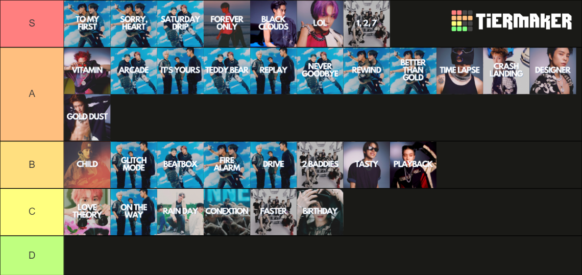 Every NCT Release in 2022 (Beatbox, 2 Baddies, NCT Lab) Tier List ...
