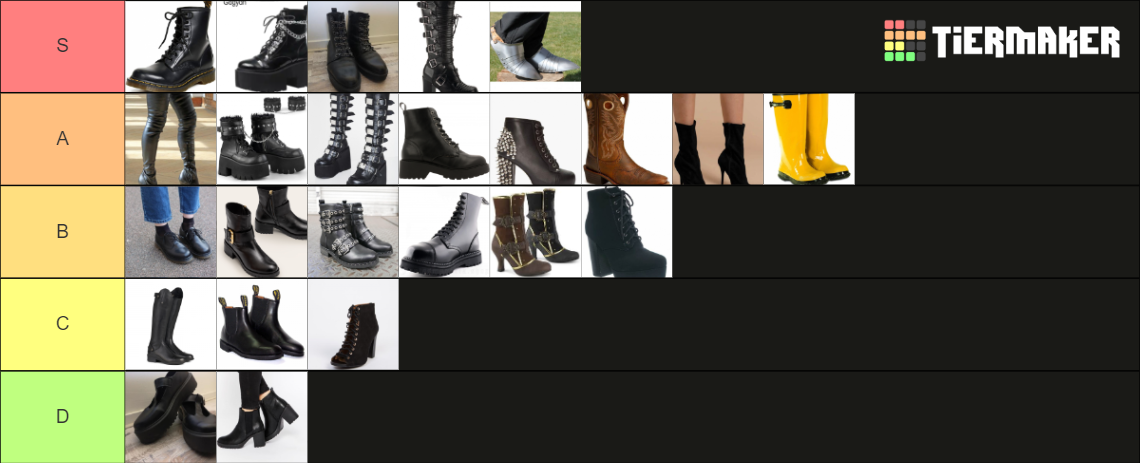boots-v2-tier-list-community-rankings-tiermaker