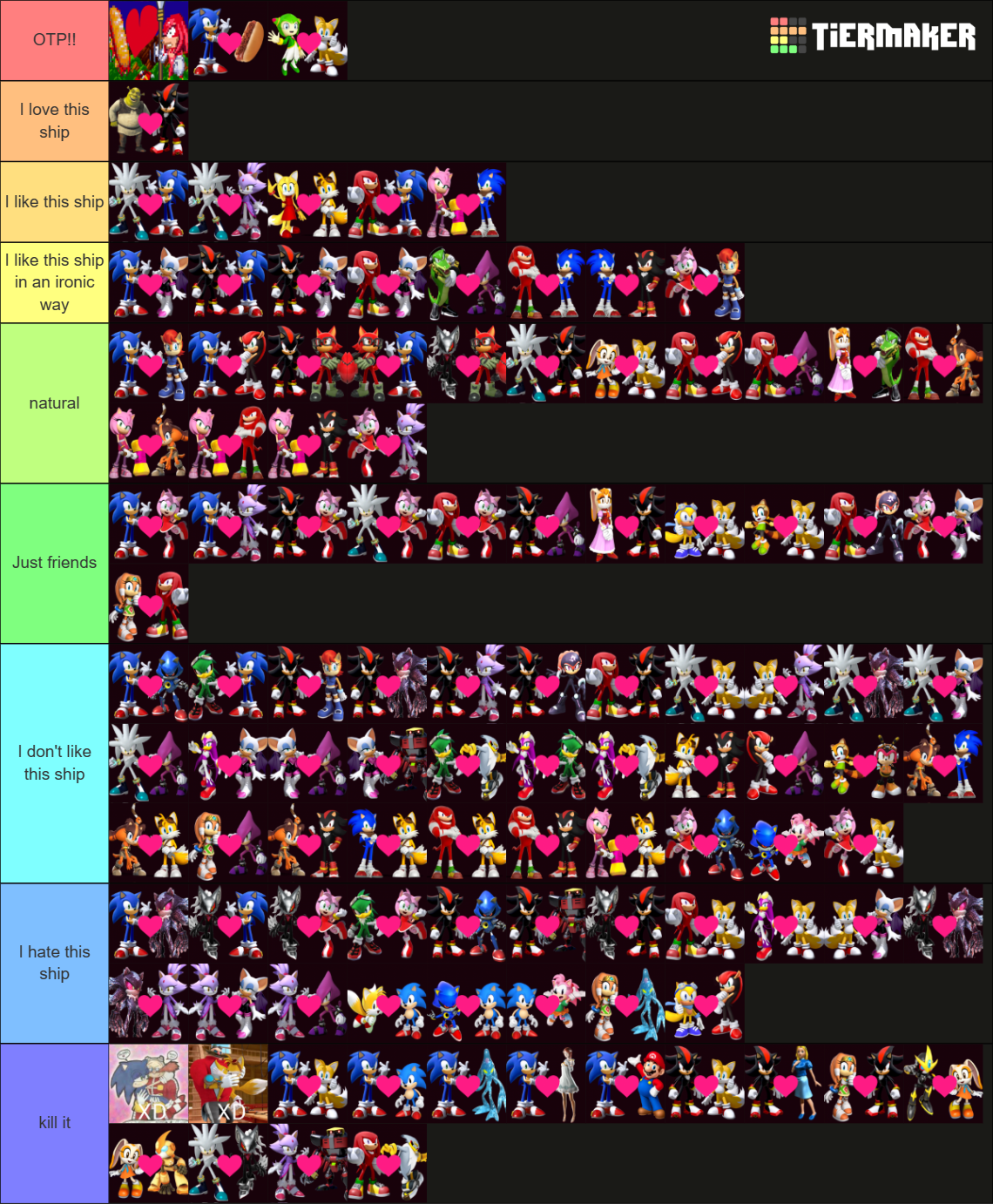 Sonic ships Tier List (Community Rankings) - TierMaker