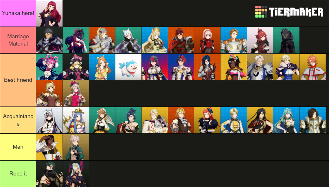 Fire Emblem Engage Tier List (Community Rankings) - TierMaker
