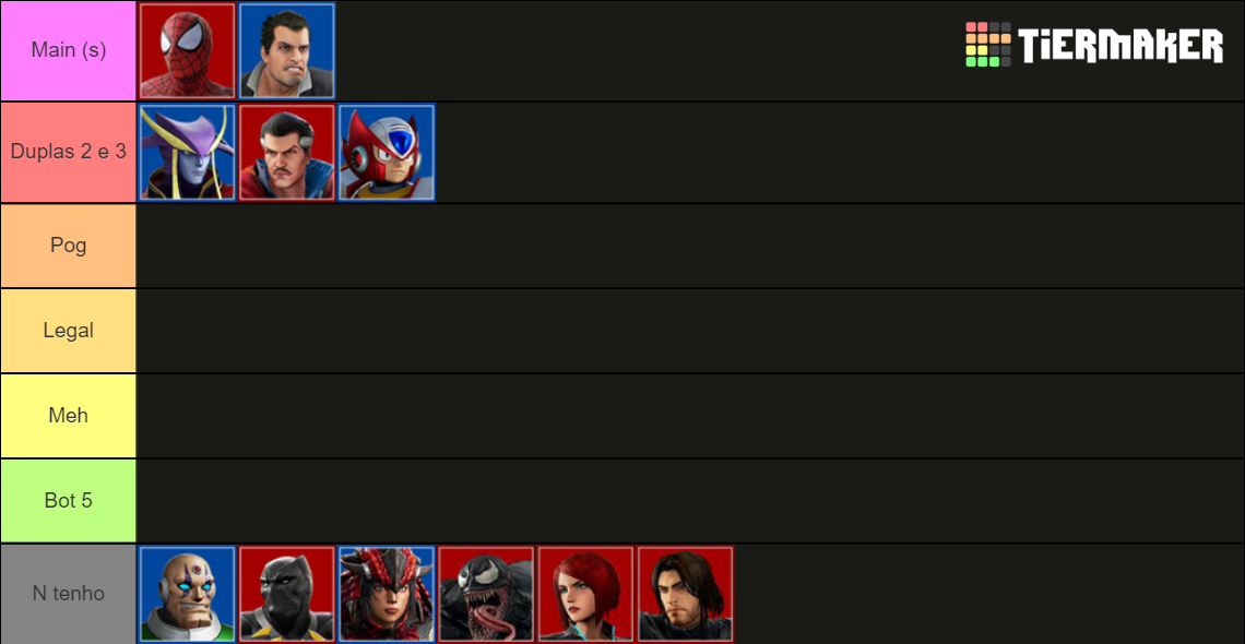 Marvel Vs Capcom: Infinite Tier List (Community Rankings) - TierMaker