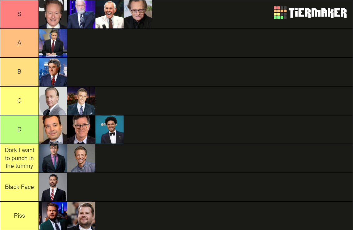 Late Night Host Tier List Community Rankings TierMaker late-night-host-tier-list-community-rankings-tiermaker