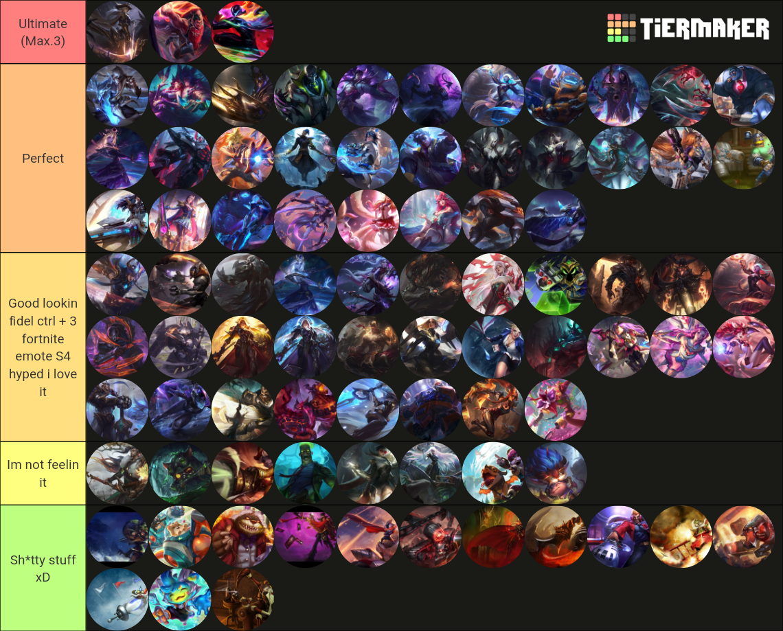 league of legends legendary skins 2023