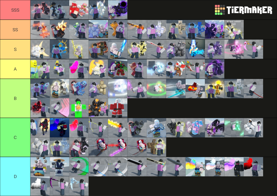 AUT SKINS (Molten and Starless) Tier List (Community Rankings) - TierMaker