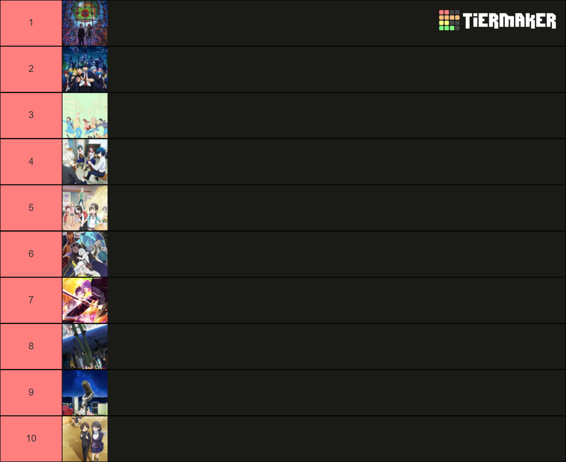 10 ANIMES SPRING 2023 Tier List Rankings) TierMaker