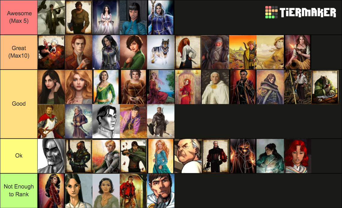 Characters The Dragon Reborn Tier List (Community Rankings) - TierMaker