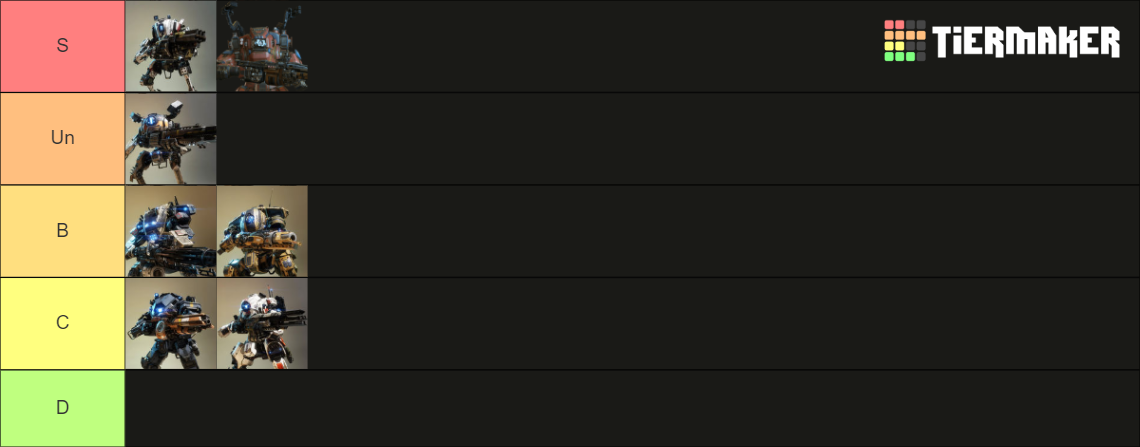 Titanfall 2 Titans Tier List (Community Rankings) - TierMaker