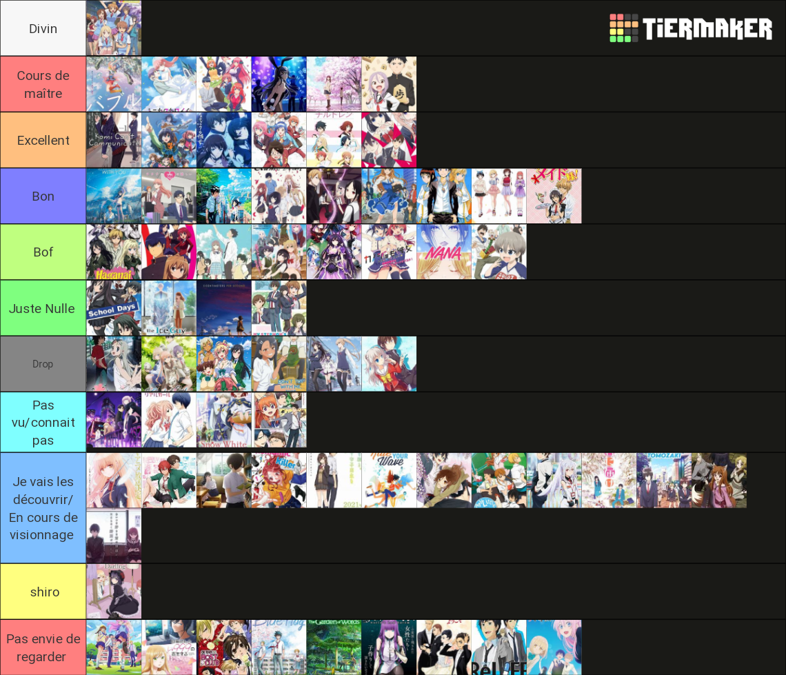 100-romance-anime-tier-list-community-rankings-tiermaker
