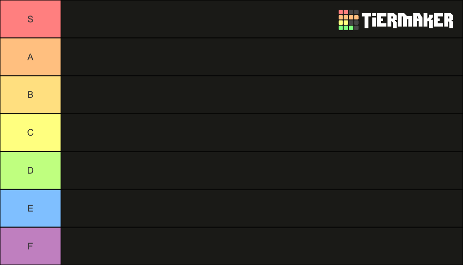 Sonic (S to F) Tier List (Community Rankings) - TierMaker