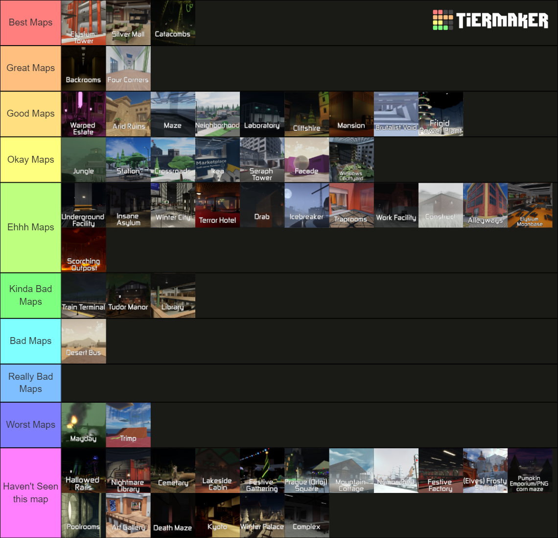 TIERLIST BUGGED, NEW TIERLIST IN DESCRIPITION Tier List