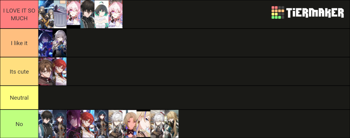 Hsr ships Tier List (Community Rankings) - TierMaker