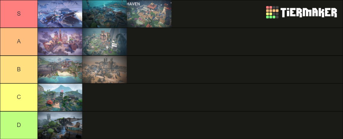 Valorant Maps Up To Lotus Tier List Community Rankings Tiermaker