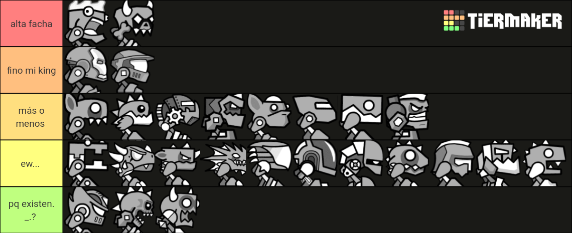 Rank every Geometry Dash 2.1 Robot Tier List (Community Rankings ...