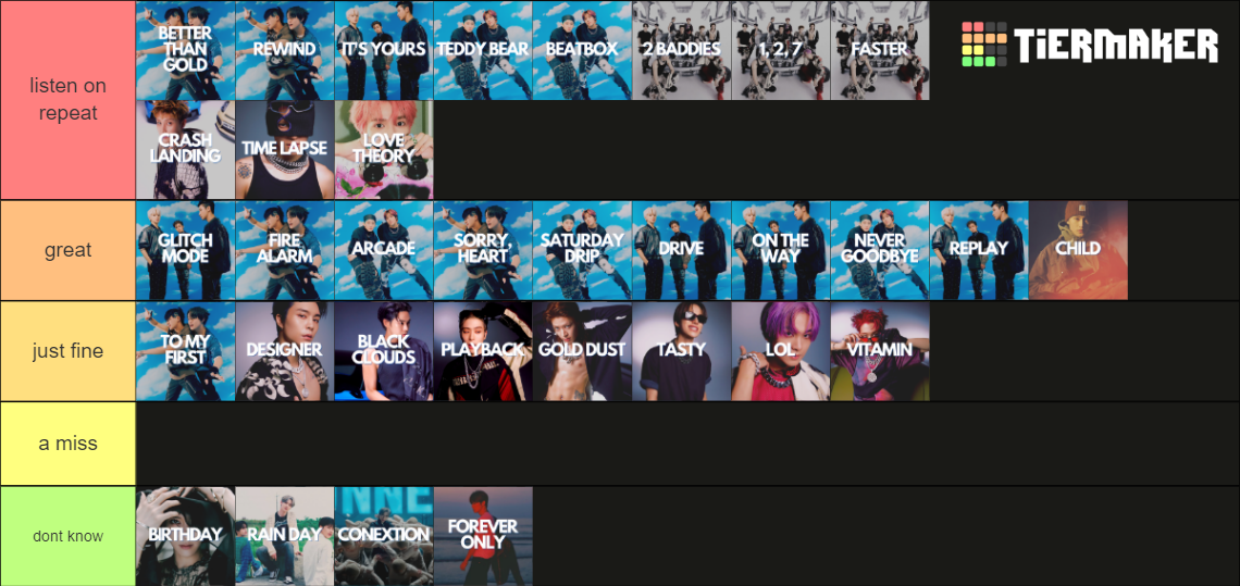 Every NCT Release in 2022 (Beatbox, 2 Baddies, NCT Lab) Tier List ...