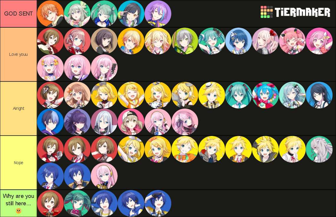 project sekai characters Tier List (Community Rankings) - TierMaker