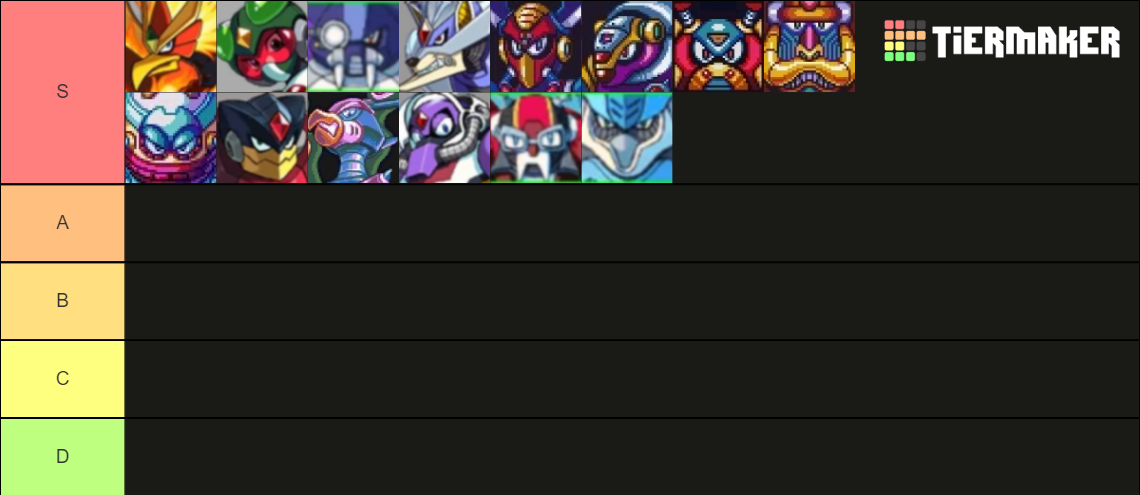 Mega Man X Series - Mavericks / Bosses Tier List (Community Rankings ...