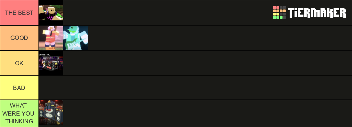 TDS DJ SONGS Tier List (Community Rankings) - TierMaker