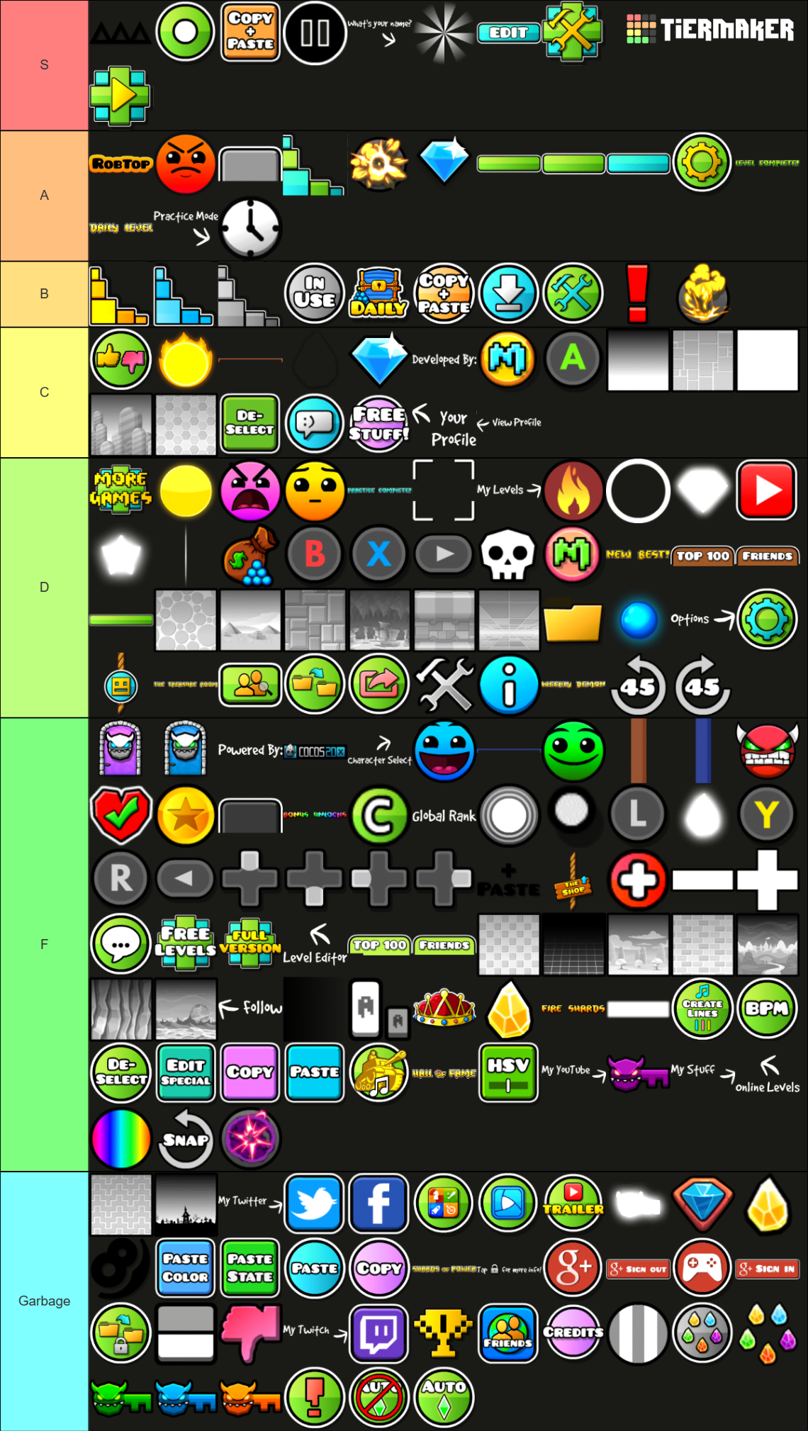 Geometry Dash - GJ_GameSheet03 (menu textures) Tier List (Community ...