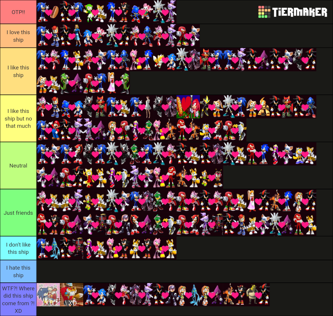 Sonic ships Tier List (Community Rankings) - TierMaker