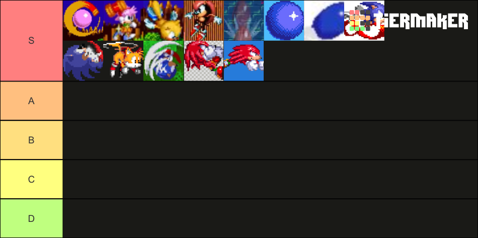 Sonic Abilities Tier List (Community Rankings) - TierMaker