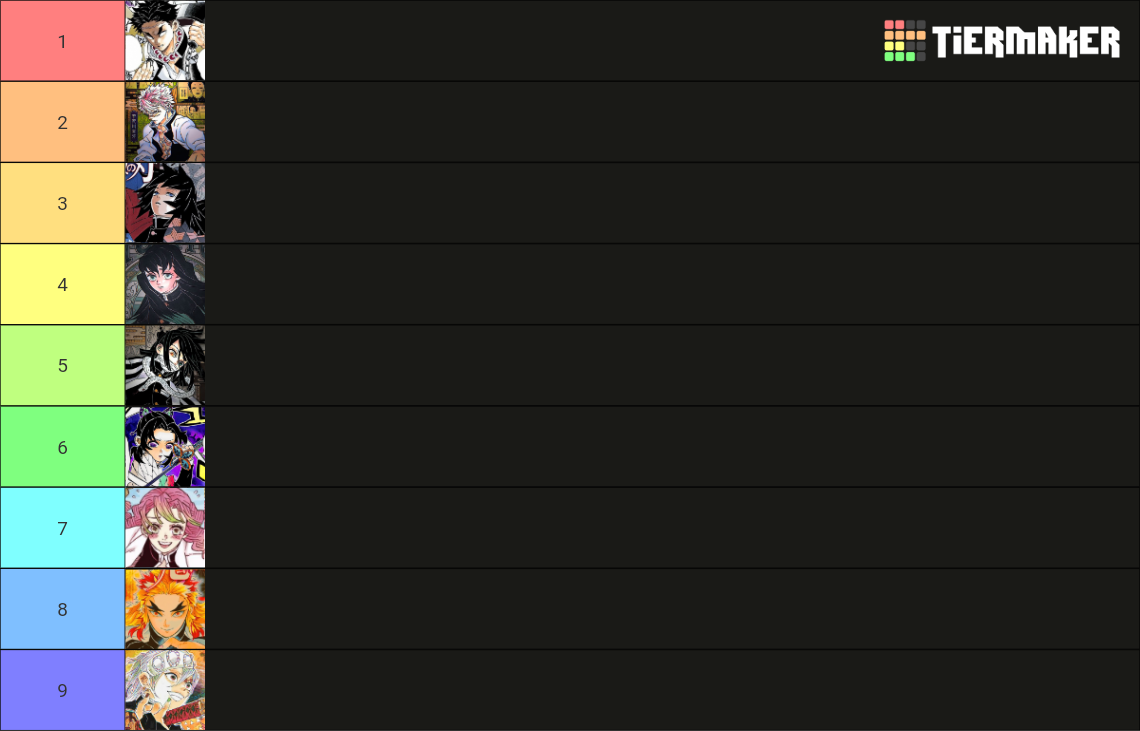 Kimetsu No Yaiba Demon Slayer Hashira Strength Tier List Community Kimetsu No Yaiba Demon Slayer Hashira Strength Tier List Community
