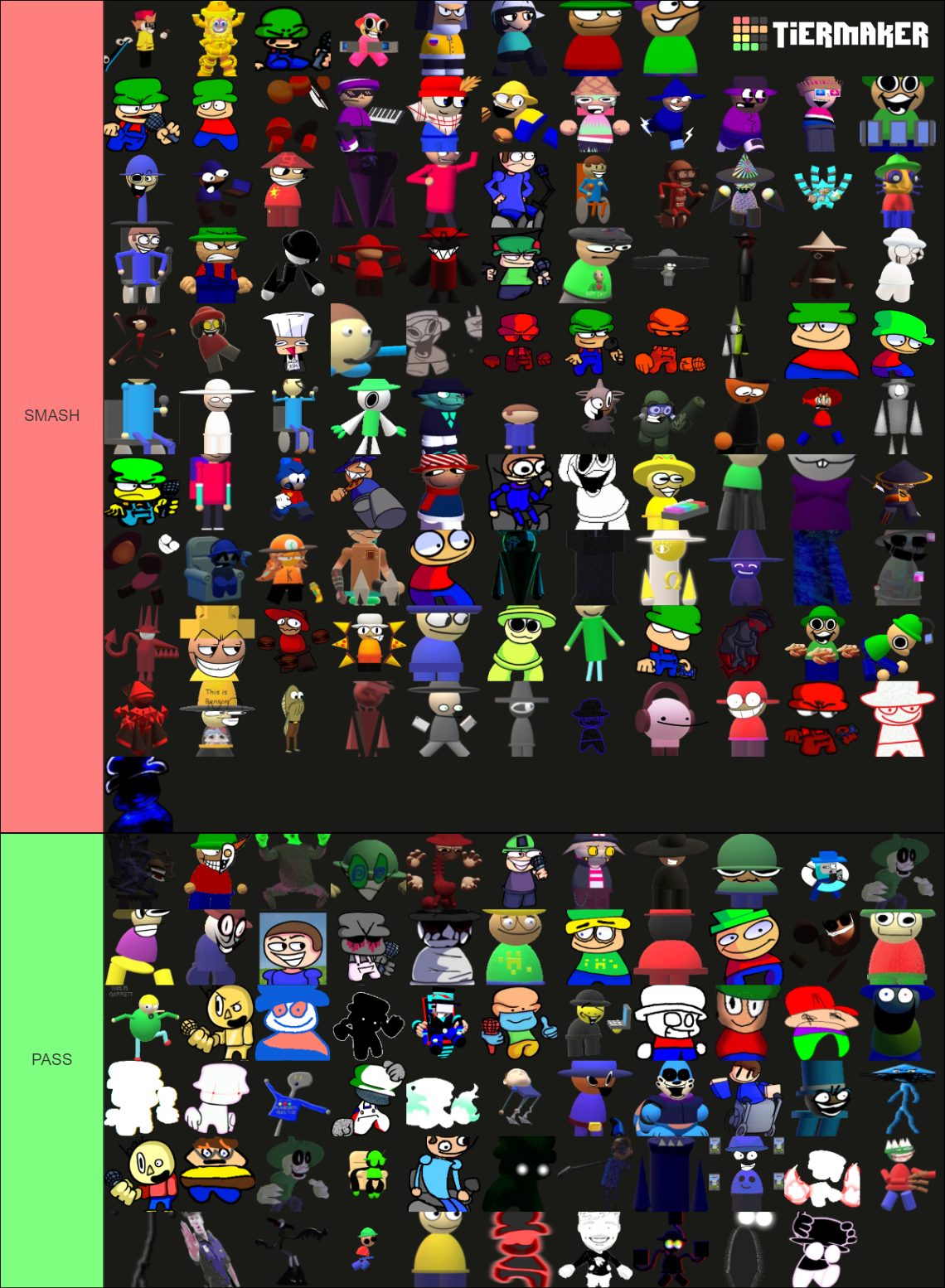 Dave and Bambi Characters Full Tier List (Community Rankings) - TierMaker